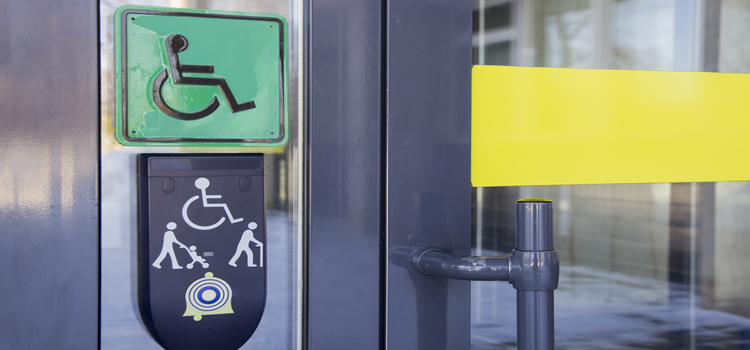 automatic handicap door opener in East Pasadena